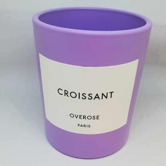 Overose Other - Empty Crossiant purple candle holder
